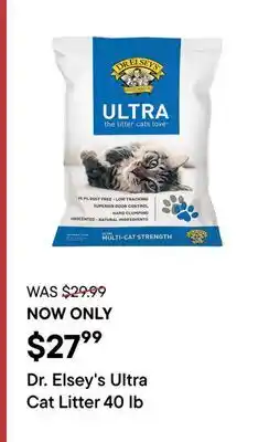 Petvalu Dr. Elsey's Ultra Cat Litter offer