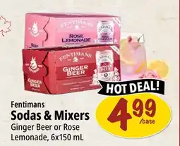 Farm Boy Fentimans Sodas & Mixers Ginger Beer or Rose Lemonade offer