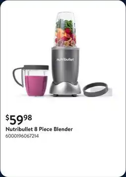 Walmart Nutribullet 8 Piece Blender offer