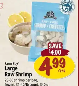 Farm Boy Farm Boy Large Raw Shrimp offer