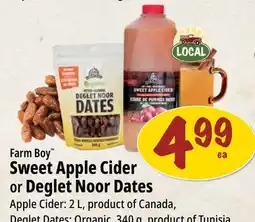 Farm Boy Farm Boy Sweet Apple Cider or Deglet Noor Dates offer