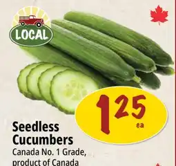 Farm Boy Seedless Cucumbers offer