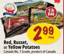 Farm Boy Red, Russet, or Yellow Potatoes offer