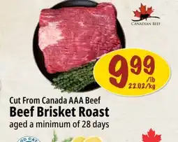 Farm Boy Cut From Canada AAA Beef Beef Brisket Roast offer