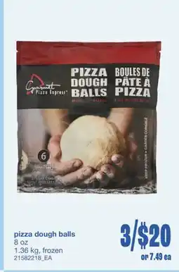Wholesale Club PIZZA DOUGH BALLS 8 OZ 1.36 KG offer