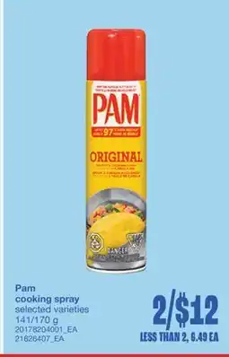 Wholesale Club cooking spray, 141/170 g offer