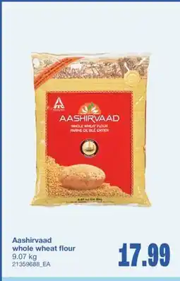 Wholesale Club whole wheat flour, 9.07 kg offer