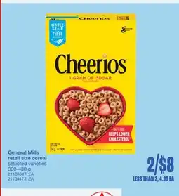 Wholesale Club RETAIL SIZE CEREAL, 300-430 g offer