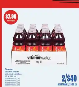 Wholesale Club VITAMIN WATER, 12x591 ML offer