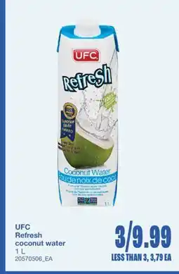Wholesale Club Refresh coconut water, 1 L offer