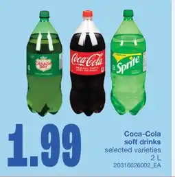 Wholesale Club soft drinks, 2 L offer