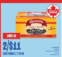 Wholesale Club LACTANTIA BUTTER, 454 g offer