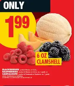 No Frills BLACKBERRIES, RASPBERRIES OR CANTALOUPE offer
