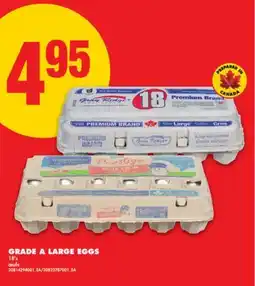 No Frills GRADE A LARGE EGGS, 18' s offer