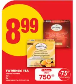 No Frills TWININGS TEA50' s offer
