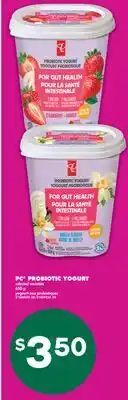 No Frills PC PROBIOTIC YOGURT, 650 g offer