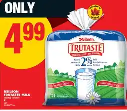 No Frills NEILSON TRUTASTE MILK, 4 L offer