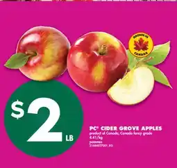 No Frills PC CIDER GROVE APPLES offer