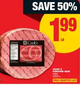 No Frills COOK'S PORTION HAM offer