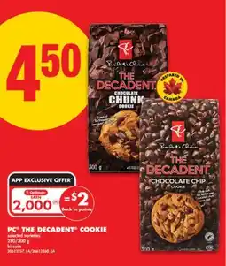 No Frills PC THE DECADENT COOKIE 280/300 g offer
