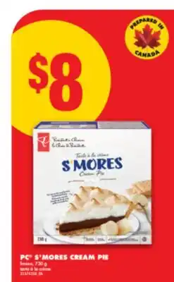 No Frills PC S'MORES CREAM PIE, 730 g offer
