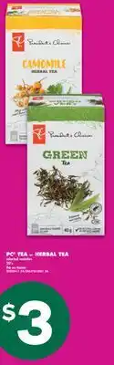 No Frills PC TEA or HERBAL TEA, 20' s offer