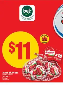 No Frills MINI BABYBEL, 18' s, 360 g offer
