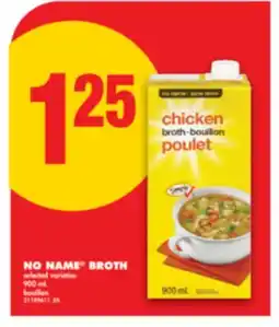 No Frills NO NAME BROTH, 900 mL offer