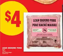 No Frills LEAN GROUND PORK, 450 g offer