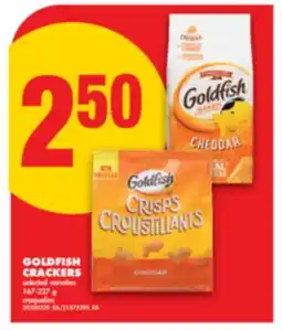 No Frills GOLDFISH CRACKERS, 167-227 g offer