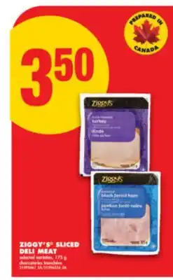 No Frills ZIGGY'S SLICED DELI MEAT, 175 g offer