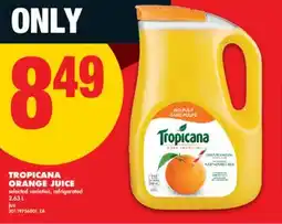 No Frills TROPICANA ORANGE JUICE, 2.63 L offer