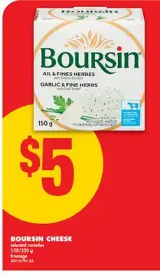 No Frills BOURSIN CHEESE, 150/220 g offer