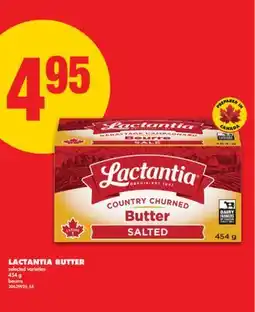 No Frills LACTANTIA BUTTER, 454 g offer