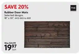 Home Hardware Rubber Door Mats offer
