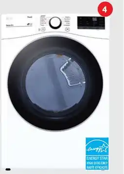 Home Hardware 7.4 Cu. Ft. Front Load Dryer with AI Sensor Dry offer