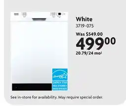 Home Hardware 24 Built-In Dishwasher offer