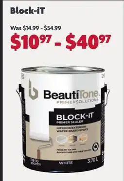 Home Hardware Block-iT Paint offer