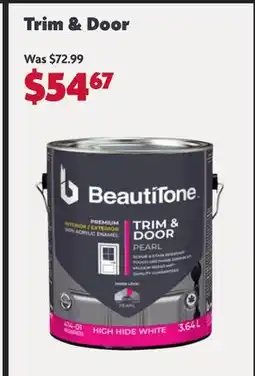 Home Hardware Select Paint Trim & Door offer