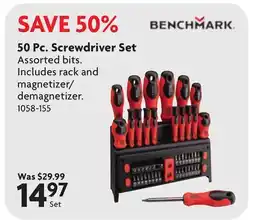 Home Hardware 50 Pc. Screwdriver Set offer