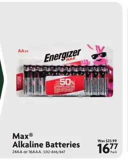 Home Hardware Max Alkaline Batteries offer