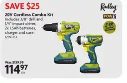 Home Hardware 20V Cordless Combo Kit offer