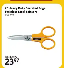 Home Hardware 7 Heavy Duty Serrated Edge Stainless Steel Scissors offer