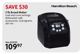 Home Hardware 2 lb Bread Maker offer