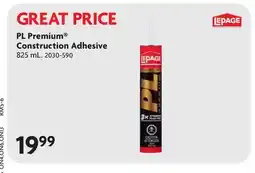 Home Hardware PL Premium Construction Adhesive offer