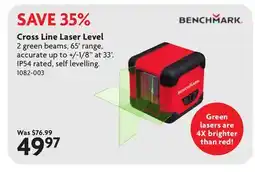 Home Hardware Cross Line Laser Level offer