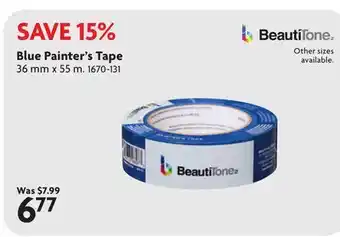 Home Hardware Blue Painter's Tape offer