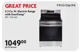 Home Hardware 5.3 Cu. Ft. Electric Range with EvenTemp offer