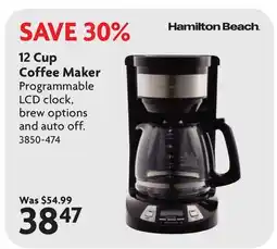 Home Hardware 12 Cup Coffee Maker offer