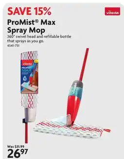 Home Hardware ProMist Max Spray Mop offer